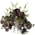 thumbnail image 2 of Nearly Natural Morning Glory & Cherry Blossoms w/Metal Planter, 2 of 2