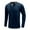 Dark Blue, variant on Dagegui Men's Henley Shirts Cotton Long Sleeve Buttons T-Shirts Patchwork Crewneck Pullover Shirt Casual Loose Fit Work Tees Tops Black,S