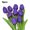 Dark Purple, variant on SPRING PARK 5Pcs Fake Tulips Artificial Flowers Arrangement Bouquet for Home Office Wedding Decor Real Touch Faux Flowers for Centerpiece Decoration
