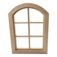 thumbnail image 2 of 2 Muebles De Abedul Para Casa De Muñecas, Escala 1/12, Marcos De Ventana De 6 Paneles, Adorno, 2 of 9