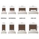 thumbnail image 5 of Cabecera matrimonial Odelia Chocolate Kessa Muebles, 5 of 5