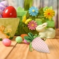 thumbnail image 5 of 10Pcs Easter Carrot Gift Bag - Reusable Plush Carrot Treat Bags with Drawstring, Perfect for Easter Egg Hunt, Candy Storage, Party Favors & Spring Decoration, Easter Party Supplies, 5 of 5