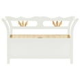 thumbnail image 5 of vidaXL Bench Storage Hall Bench for Living Room Dining Room Solid Wood Fir, 5 of 26