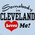 thumbnail image 2 of CafePress - Somebody In Cleveland Loves Me Infant Bodysuit - Baby Light Bodysuit, Size Newborn - 24 Months, 2 of 4