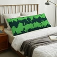 thumbnail image 4 of Naloa Green Stripes Of Watermelon Body Pillow Cover, Pillowcases with Hidden Zipper Breathable Long Pillow Case (Pillows are not included,20x54 inch), 4 of 7