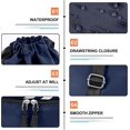 thumbnail image 3 of Fashion Sports Backpacks - Waterproof Gym Bag with Drawstring, Outer Pocket, for Basketball and Football, Dark Blue, 3 of 5