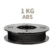 [Universal 3D Filament] XYZprinting ABS 3D Printer Filament, 1 kg Spool, 1.75 mm, Black