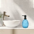thumbnail image 2 of Unique Bargains 1 Pc Durable Pineapple-shaped Soap Dispenser 11.84oz Blue Black, 2 of 6