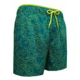 thumbnail image 3 of Traje de Baño Ocean Pacific Talla CH Sustentable con Stretch Diseño Palmeras Amarillo con Verde, 3 of 4