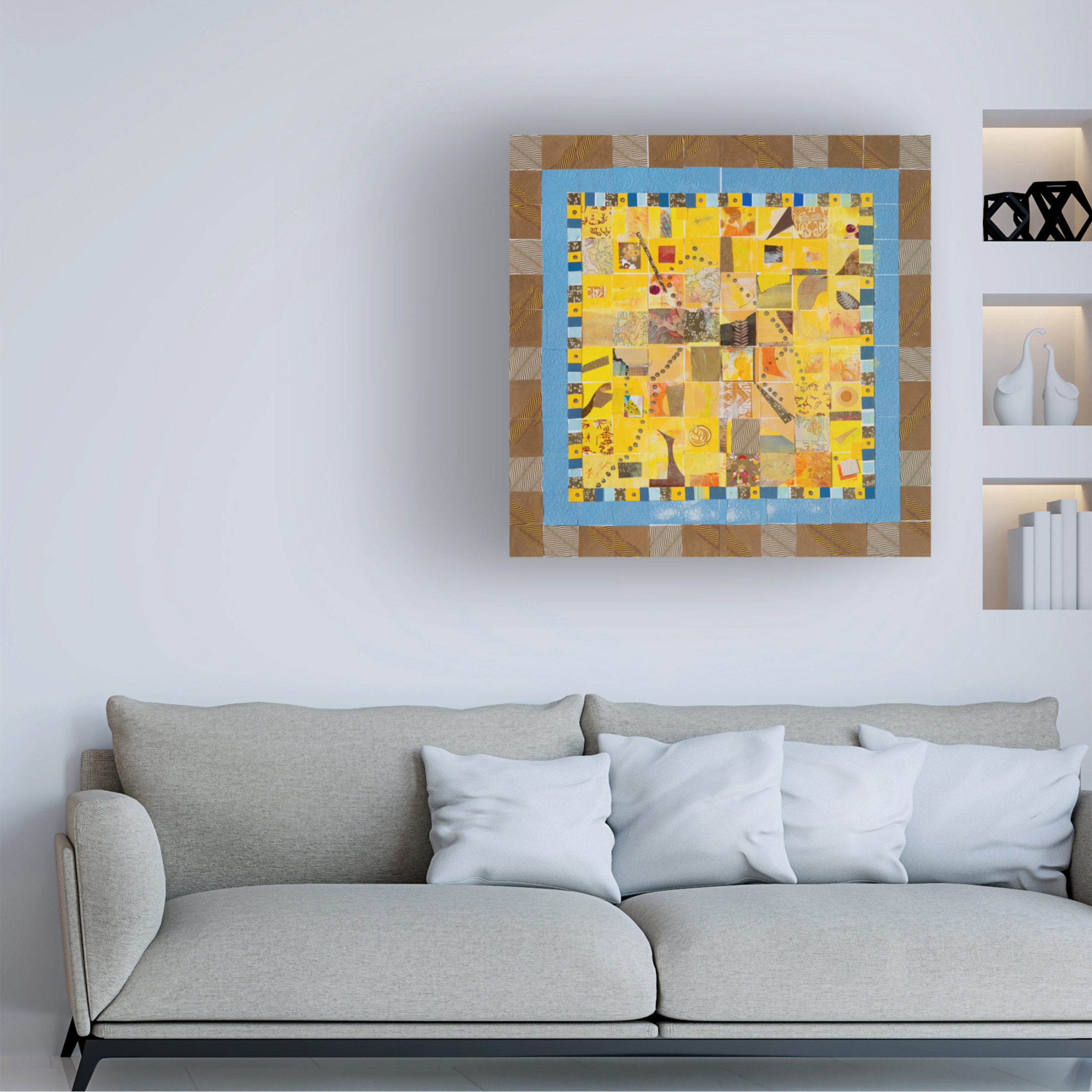 Trademark Fine Art Pamela Fingado  Sunrise Way Canvas Wall Art