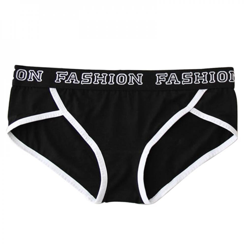 SweetCandy Women Cotton Boxers Underwear Seamless Panties Letter Sport ...