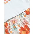 thumbnail image 6 of Inevnen Toddler Baby Girl 2nd 3rd 4th Birthday Outfit Two Groovy T-Shirt Tops Floral Flare Pants Summer Clothes Set, 6 of 8