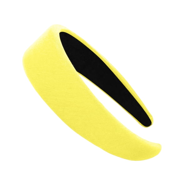 Fgnfyis Headbands for Women Solid Color Carnival Fascinator Headband Party Accessory Hair Accessories Yellow One Size