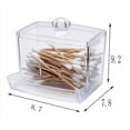 thumbnail image 6 of Saim 2pcs Cotton Swabs Storage Holder Box， Transparent Makeup Case Cosmetic Container，8.7*7.8*9.2cm, 6 of 7