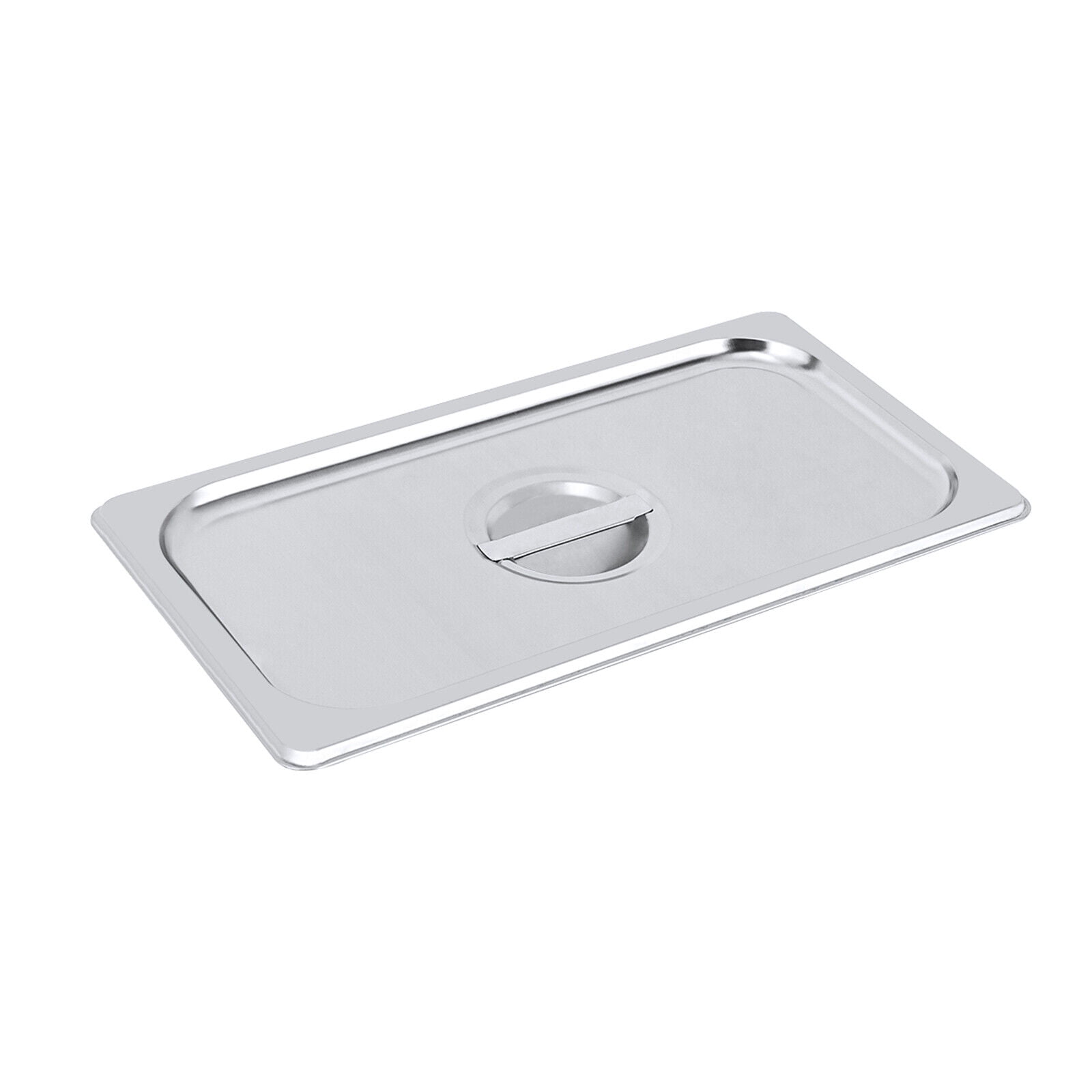 Produktbild von 6er-Pack Edelstahl-Behälter 1/3 Größe Mit Deckel – Für Buffet, 10,2 Cm Tief, Choice