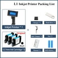 thumbnail image 1 of 12.7mm Portable Handheld Inkjet Printer For Batch Number Barcode QR Code Textile Hand Printer Label Coding Machine ,Fast-Drying Ink with Crisp Output, 1 of 5
