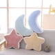thumbnail image 4 of Cojín de espalda adorable con forma de luna, cómodo juguete de peluche, almohada de peluche, juguete relleno, color azul cielo, 4 of 5