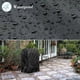 thumbnail image 2 of Housse Barbecue, 420D Oxford Bâche de Protection, Anti-Vent/Solei/l'eau, Exterieur Housse Barbecue Convient la Plupart des Grills (77 70 110cm), 2 of 5