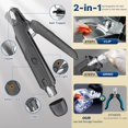 thumbnail image 2 of 2-in-1 Dog & Cat Clipper With - Dual Highlight Led Reduce Over-trimming  Long Cordless Usb-c Rechargeable Safety Lock Catcher Cap Quiet Home For Small Large Pets, 2 of 8