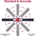 thumbnail image 4 of 360 Degree Dual Scale Digital Angle Protractor, 200mm Angle Ruler with LCD Display and Lock Function, Protractor for Engineering, Woodworking, Constru, 4 of 5