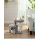 thumbnail image 1 of FEANDREA Árbol para Gatos, Torre para Gatos con Postes rascadores Cubiertos de sisal, Cama para Gatos y Cueva, condominio para Gatos de Interior, 19.3 x 12.6 x 19.1 Pulgadas, Gris Claro, 1 of 5