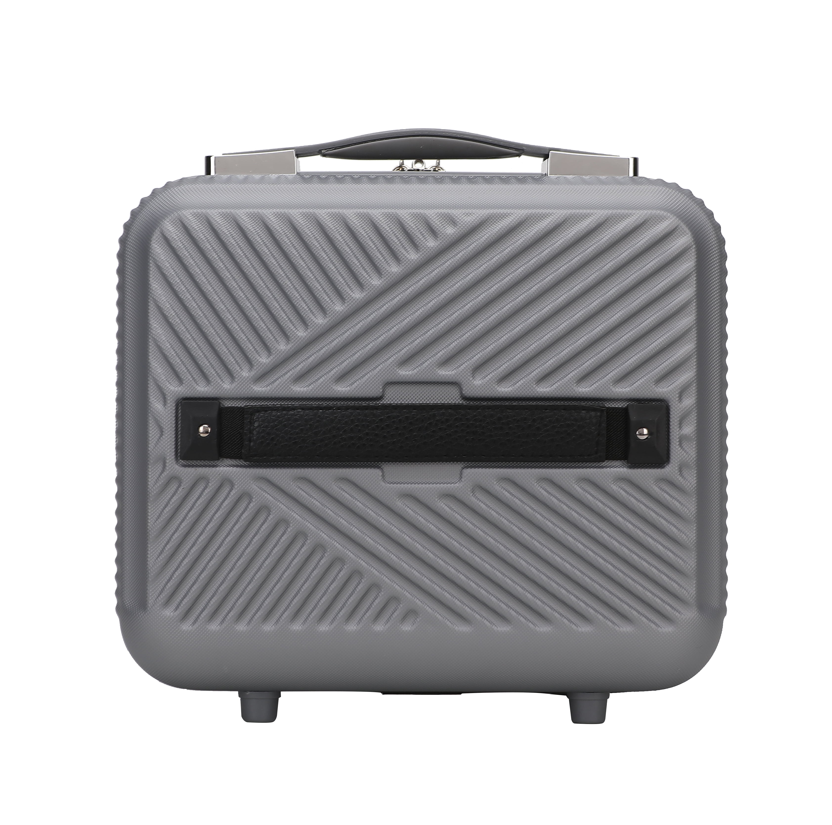 MKF Collection Felicity Carry-On Luggage Hardside, Luxurious Travel Suitcase by Mia K - Rose Gold