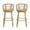 Light Brown, variant on GDF Studio Boho Wicker Outdoor Bar Stools, Light Brown(Set of 2)