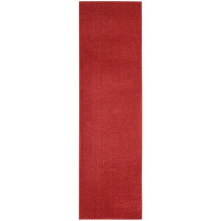 Pemberly Row 2'2" x 10' Brick Red Outdoor Indoor/Outdoor Rug