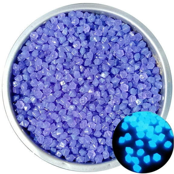 Glow in The Dark Stones 200 Pcs Glow Pebbles Rocks Stones for Fish Tank Lawn Yard Garden Walkway Plant Pots, DIY Decorative Luminous Stones Clearance