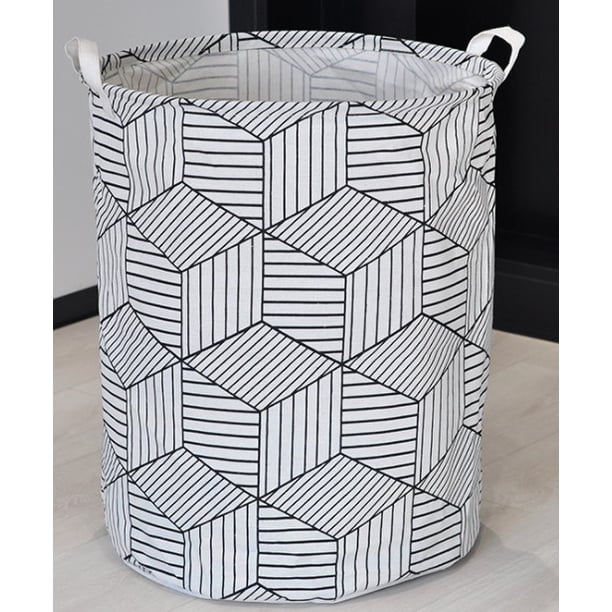 Cesta organizadora de almacenamiento grande impermeable ligera para la colada, cestas de juguetes, dormitorios universitarios Fokelyi WMZY-159-1