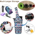 thumbnail image 6 of Fashion Printed Yoga Mat Bag with Large Side Pocket & Zipper Pocket Long Tote Yoga Bag Fit Most Size Mats - Holds More Yoga Accessories, 6 of 6