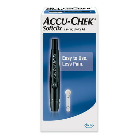 Accu-Chek Softclix Lancing Device and 10 Lancets for Diabetic Blood Glucose Testing​
