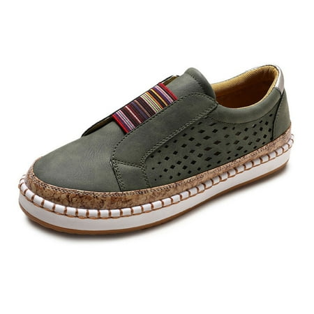 

Flat Bottom Shoes Hollow Out Shoes Retro Women Casual Shoes Sneakers New