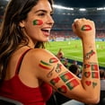 thumbnail image 5 of Disposable Football Match Flag Temporary Tattoos, 5 of 5