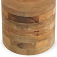 thumbnail image 7 of Simpli Home Haynes 16 inch Wide Solid Mango Boho Accent Table in Natural, Assembled, 7 of 7