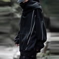thumbnail image 4 of YUELONGHU Men Casual Xxl Sweatshirts & Hoodies Mens Hoodies Man Autumn Hoodie Fuzzy Solid Color Long Sleeve Pockets Hooded Sweatshirt Mens Hoodies Pullover 3Xl, 4 of 6