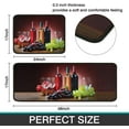thumbnail image 3 of 3D Red Wine Kitchen Rugs Set of 2, Microfiber, Durable Running Rugs Washable Mat Decoration Floor Mats 17" x 47" + 17" x 23" (Glass), 3 of 5