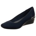 thumbnail image 1 of Tela Wedge Pump AK Anne Klein Sport Wisher, azul marino, 1 of 5
