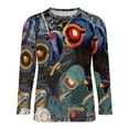 thumbnail image 4 of Apex Legends Pathfinder Men's Long Sleeve T-Shirt Loose Trendy Tee Soft Stretch Casual Shirt Top for Outdoor Indoor XL, 4 of 7