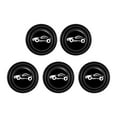 thumbnail image 4 of Universal Car Door Anti Collision Gasket Shock Absorbing Accessory Decoration Protection Thickening Silicone Protector Sticker , 5x Black, 4 of 9
