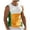Yellow7, variant on Posijego Summer Tank Tops for Men Color Block Sleeveless Shirts Crew Neck Casual Loose Comfort Tank Tees