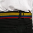 thumbnail image 4 of Buckle-Down Belt, Seatbelt Buckle Belt, Colombia Flag Distressed, 34 to 52 Inches, 4 of 9