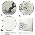 thumbnail image 3 of Designart "Grey White Tree Subtle Charm I" Floral Floater Framed Canvas Art Print, 3 of 7
