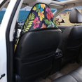 thumbnail image 5 of XYZCANDO Tropical Floral Print Car Seat Towel Cover, Compatible with Truck Seat Van, Terry Cloth Car Seat Covers for Cars Sedans Waterproof, 5 of 7