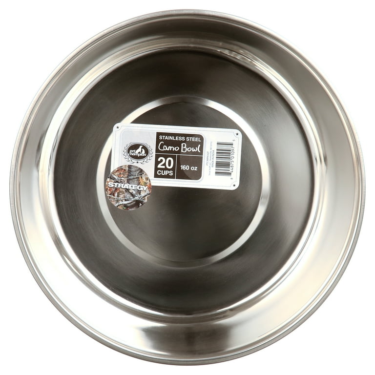 Pet Champion Stainless Steel Camo Bowl Pink, 1.0 CT