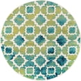 thumbnail image 2 of Rugs.com Azalea Collection Rug – 5 Ft Round Blue Medium Rug Perfect For Kitchens, Dining Rooms, 2 of 8