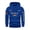 Blue, variant on EliteGoogv Mens Hoodies England Flag Print Drawstring Hoodies For Men Lined Loose Fit Pullover Sweatshirt Casual Winter Outerwear Soccer Brown S