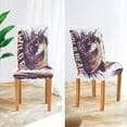thumbnail image 5 of BZSMCE Chairs Slipcovers Dining Chair Covers Brown Wild Bear Creative Pattern, 5 of 7