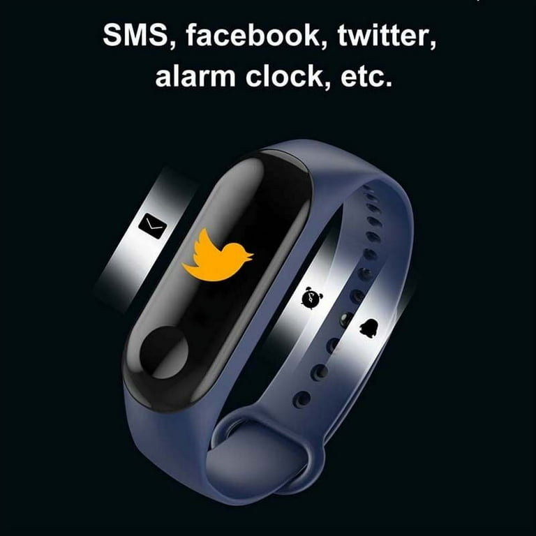 Smart Band Watch Bracelet Wristband Fitness Tracker Blood Pressure HeartRate M3