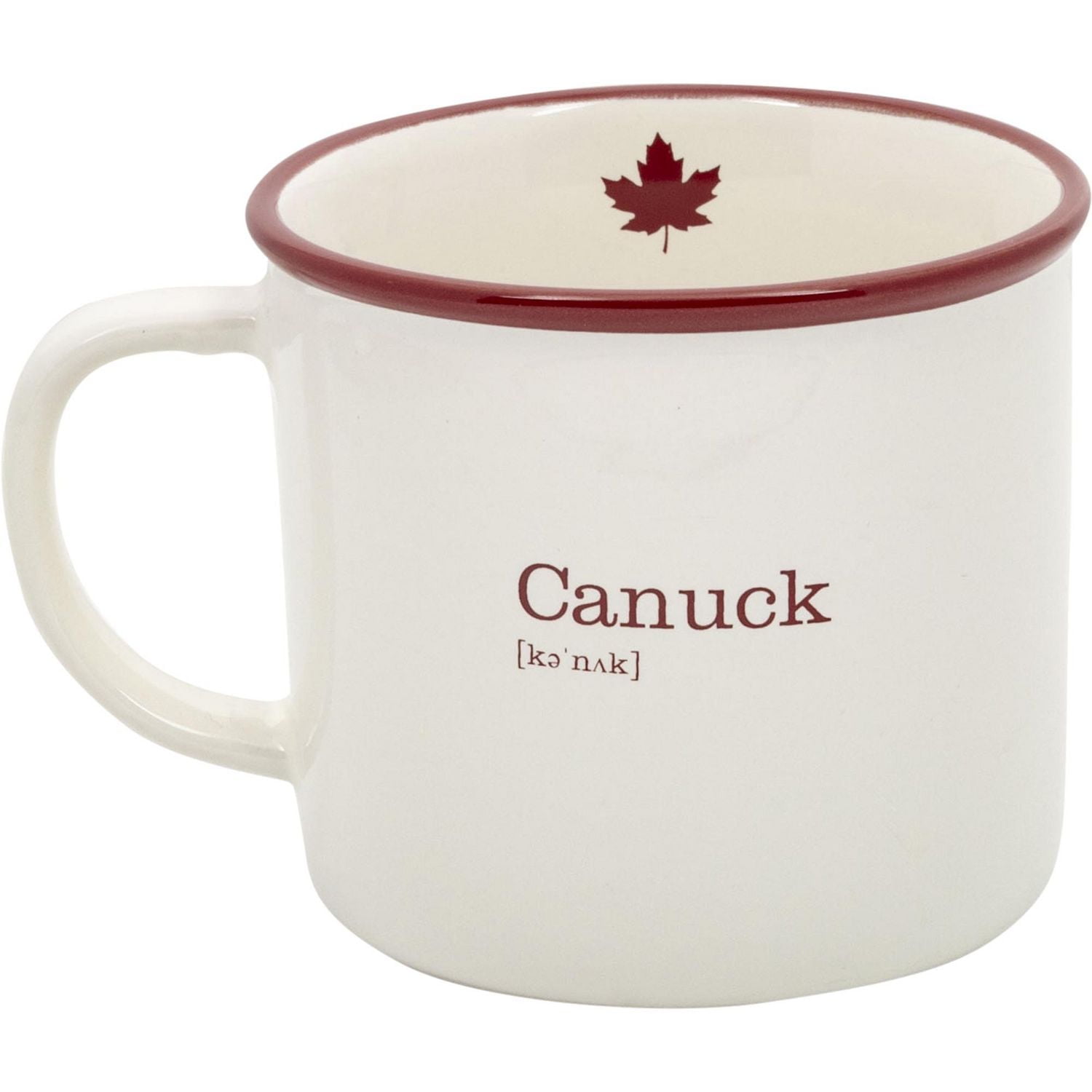 Canadiana Stoneware mug - "Canuck"